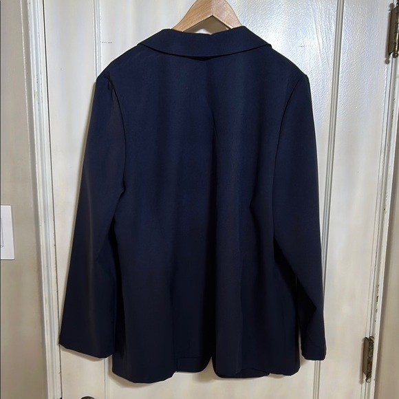 Jessica London Elegant Dark Blue Blazer - Picture 3 of 3